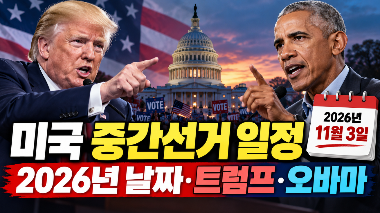 미국 중간선거 일정|한국시간·트럼프·오바마