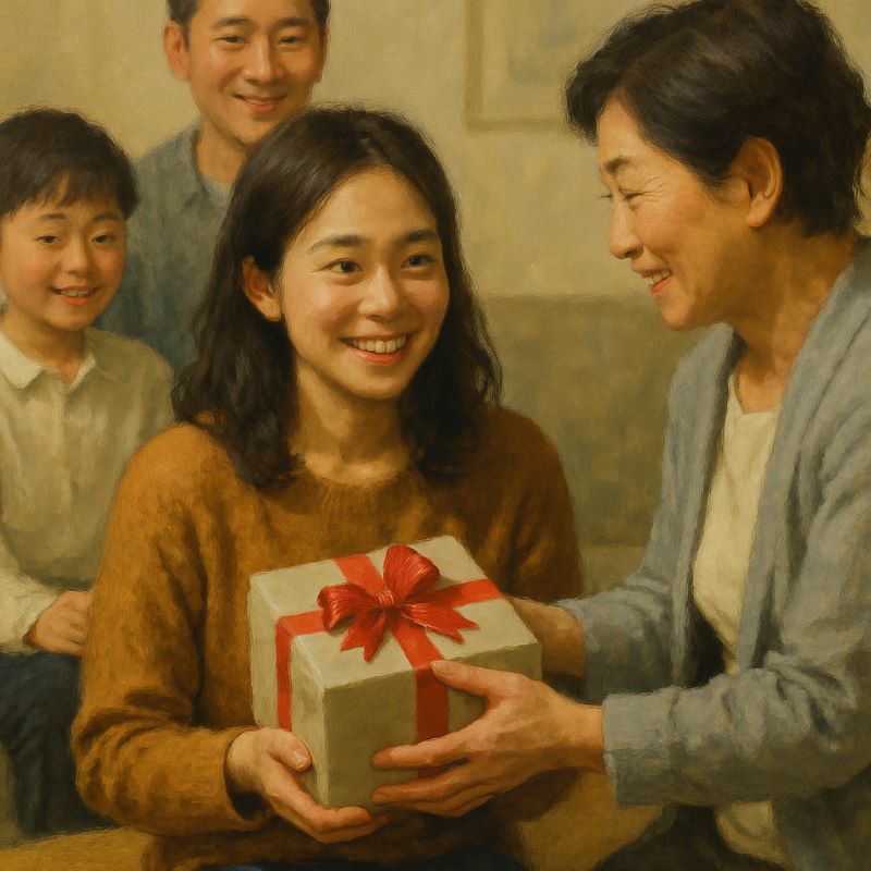 가족에게 선물 받는 꿈 – 보상심리의 발로