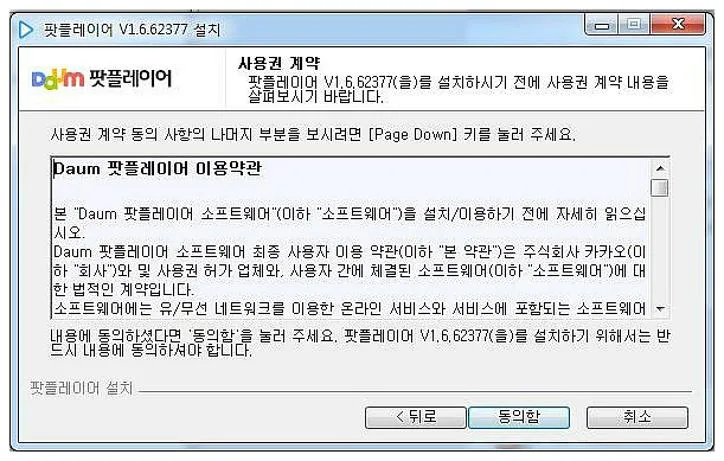 다음팟 플레이어