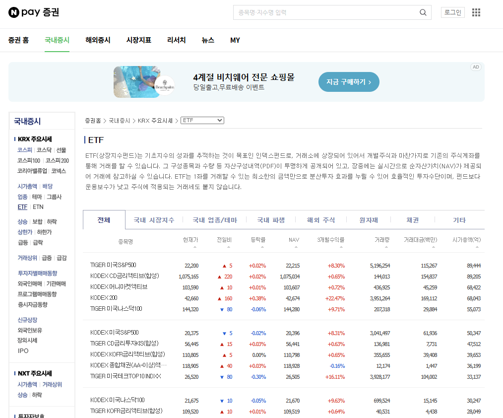 연금계좌에서 투자하는 ETF 정보 확인방법 