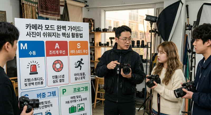 카메라 모드의 종류