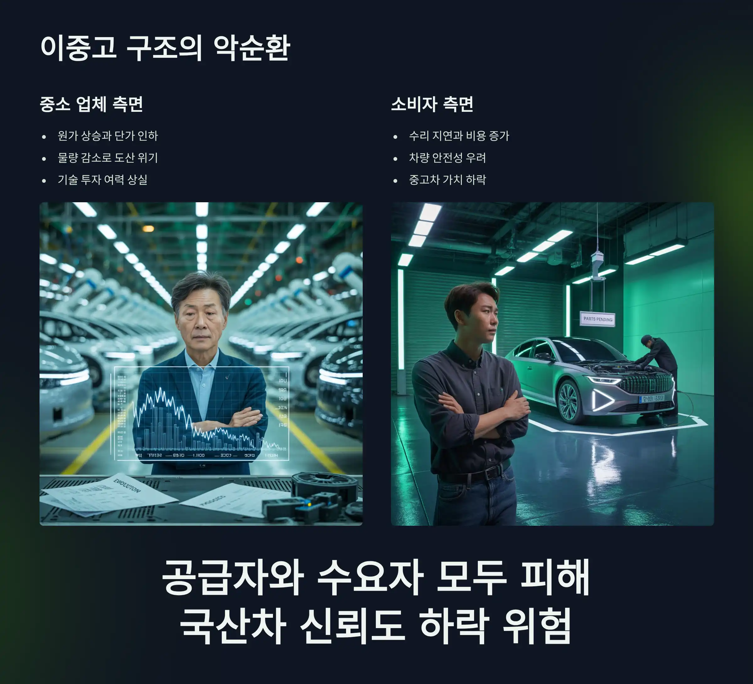 중소 업체와 소비자가 동시에 겪는 ‘이중고’