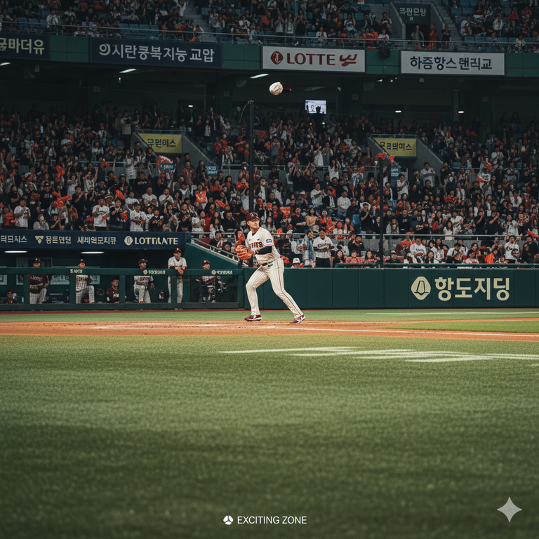 ▲ 사직 야구장 익사이팅 존의 모습. 선수들의 생생한 모습을 만날 수 있습니다.