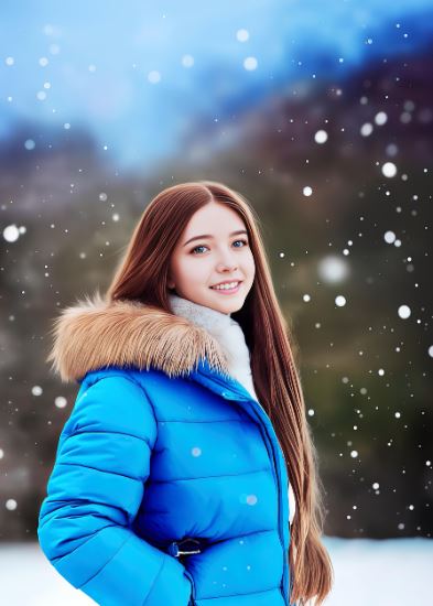 겨울 전환기 패션 예시 사진