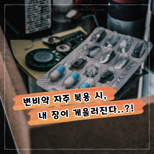 [ 변비와 변비약 편 ] 변비약 자주 복용 시, 내 장이 게을러진다..?!