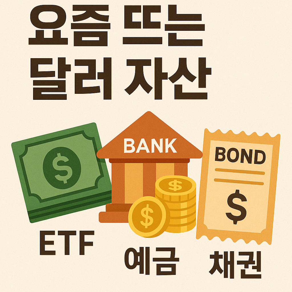 요즘 뜨는 달러 자산 종류 이미지