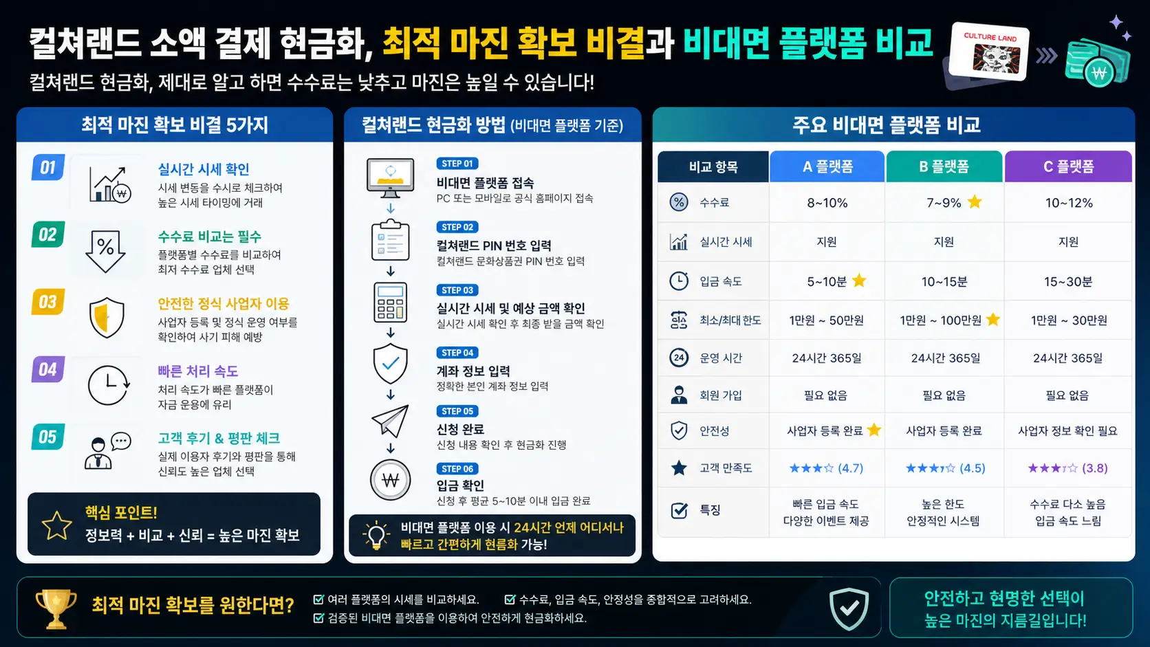 컬쳐랜드 소액 결제 현금화 최적 마진 확보 비결과 컬쳐랜드 현금화 방법을 비대면 플랫폼으로 완벽하게 비교하는 모습
