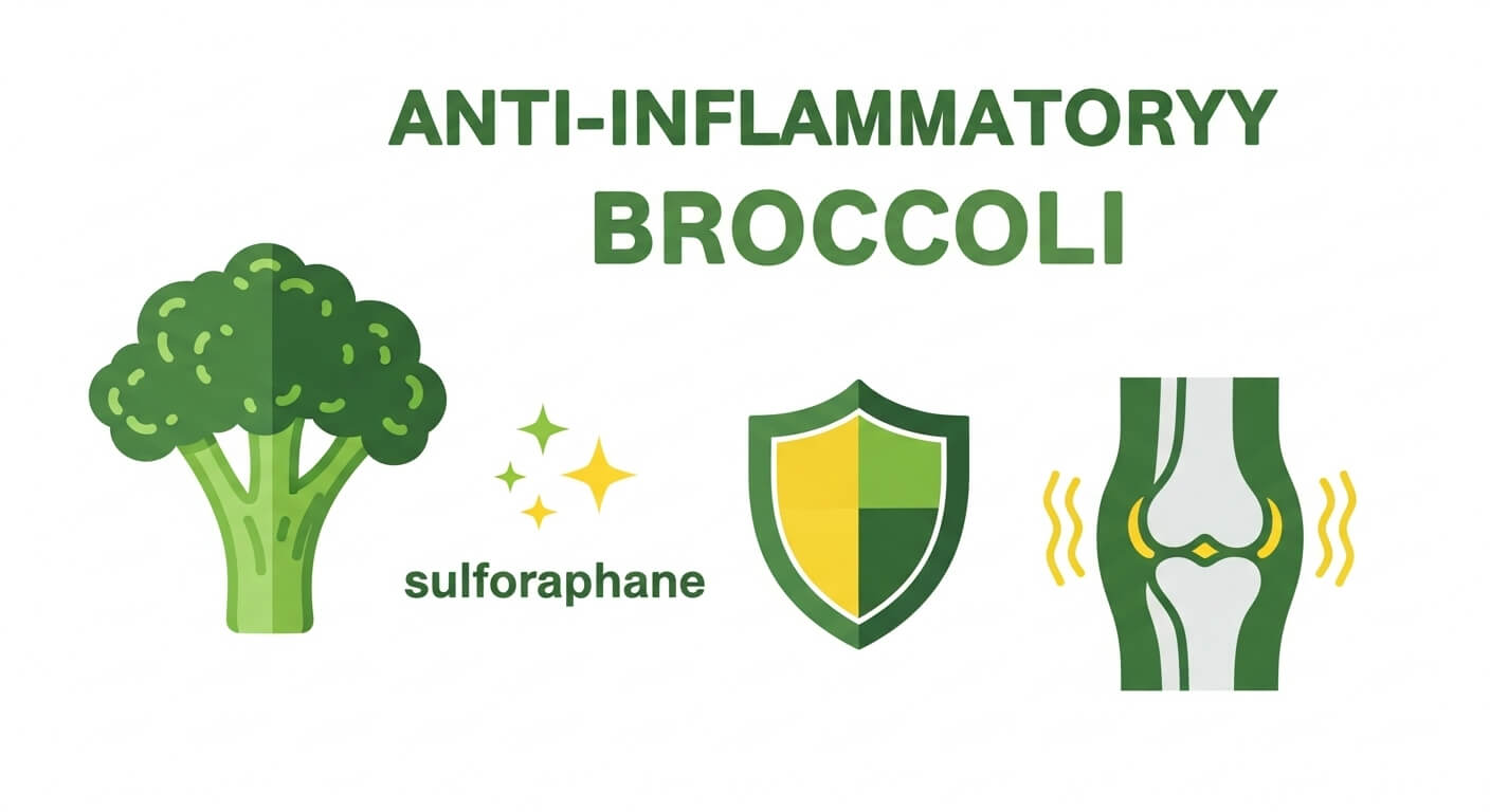 3. 브로콜리 – 항염 성분 설포라판 함유