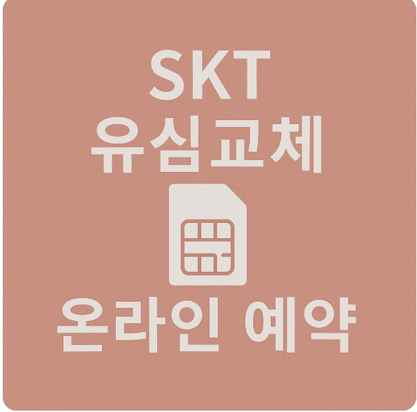 SKT 유심교체 사진