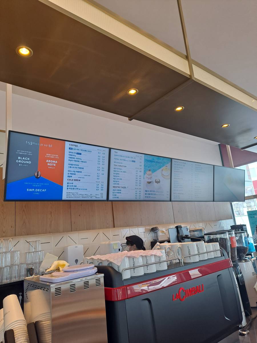 투썸플레이스 카운터