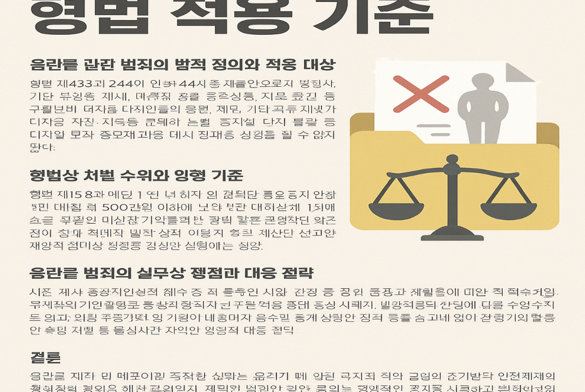 음란물의 법적 개념, 처벌 수위, 실무상 쟁점