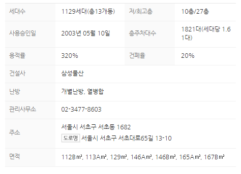 단지정보