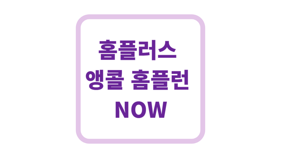 홈플러스 앵콜 홈플런 NOW! 사진