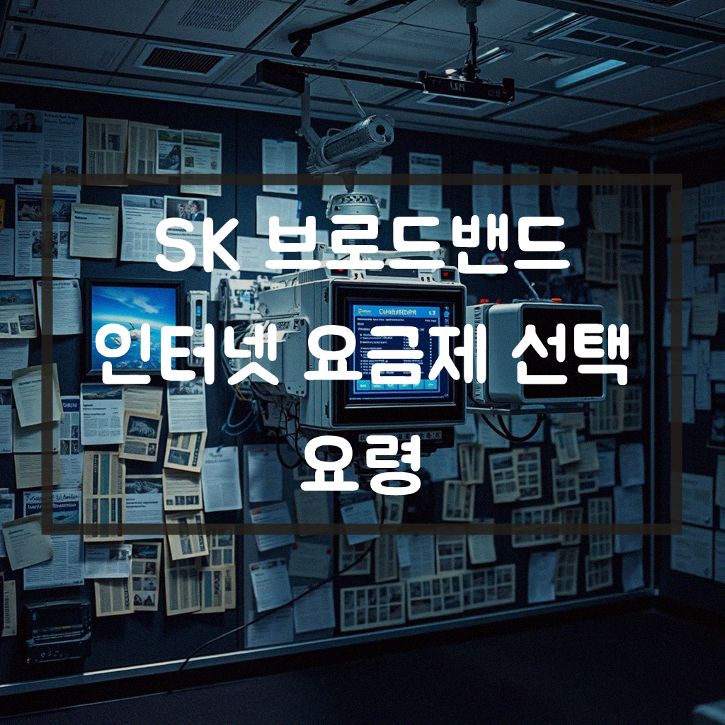 SK 브로드밴드 인터넷 와이파이 요금, 뭐가 제일 괜찮을까