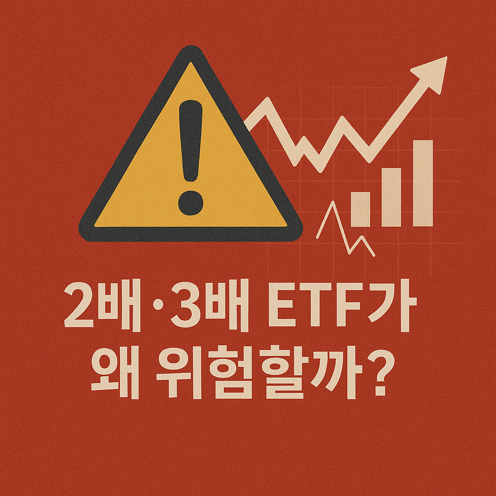 2배·3배 ETF가 왜 위험할까 개인 투자자가 가장 많이 실수하는 포인트⚠️