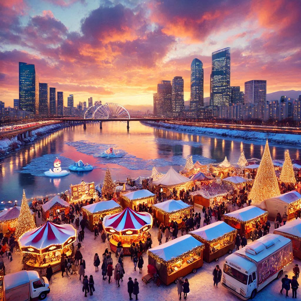 여의도 한강 로맨틱 크리스마스 마켓에서 즐길 수 있는 것들