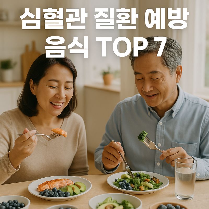 심혈관 질환에 좋은 음식 7가지 혈관을 깨끗하게 만드는 습관