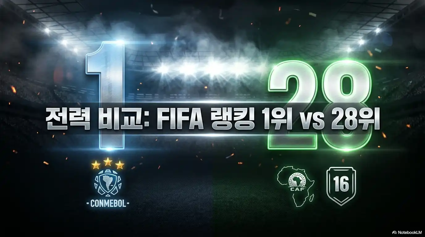 아르헨티나 FIFA 랭킹 1위 vs 알제리 FIFA 랭킹 28위 전력 비교