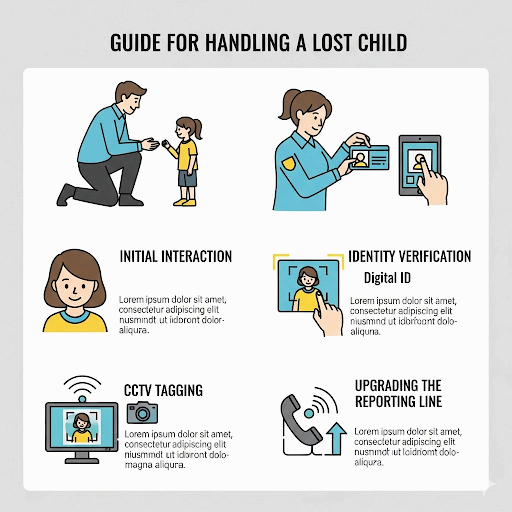 분실아동(미아) 보호자 인계 심화 &mdash; 초동 멘트&middot;신원 확인&middot;CCTV 태깅&middot;보고라인 업그레이드