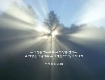 누가복음 3장 : 세례 요한의 전파_7