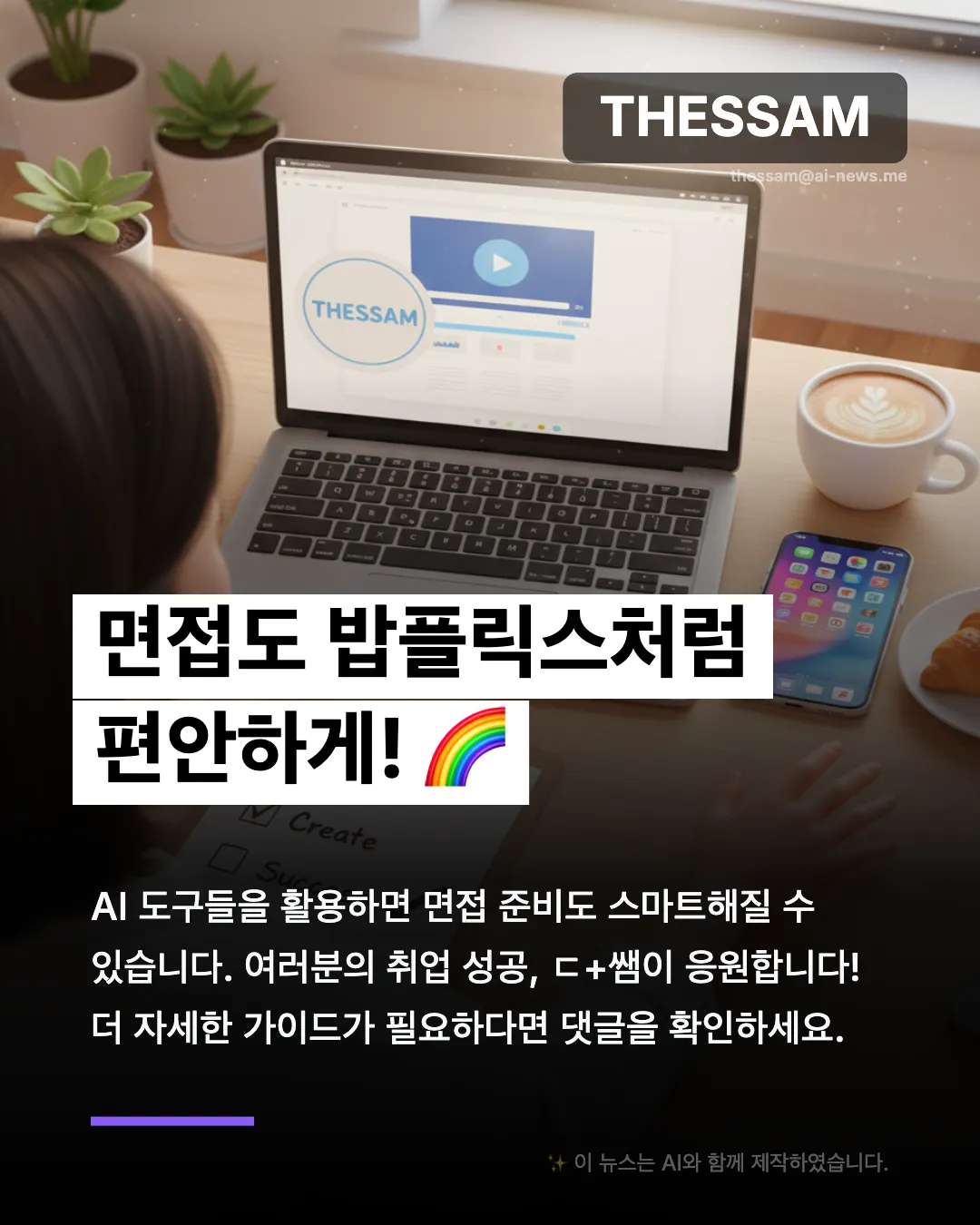 면접 준비도 밥플릭스처럼 편하게 - 돈 안 드는 모의 면접? Gemini와 함께하세요