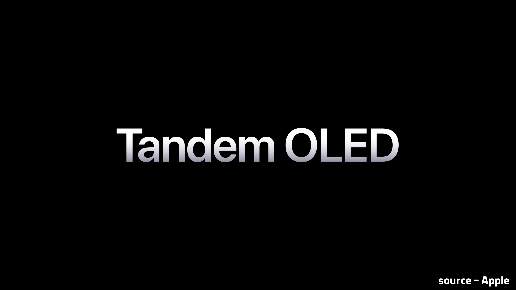 탠덤 OLED