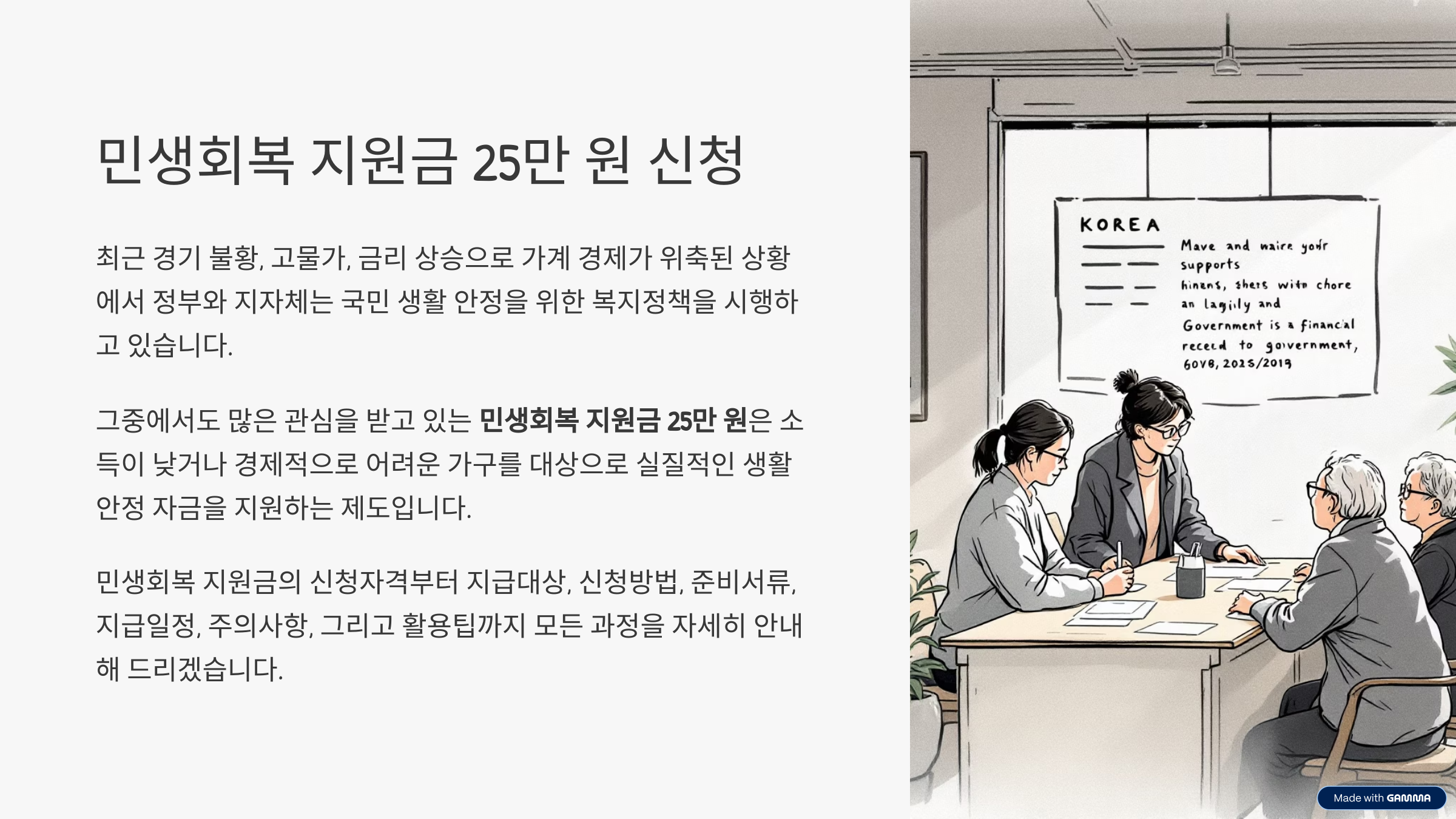 민생회복지원금 25만원