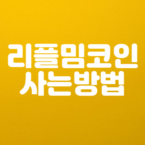 리플 밈코인 사는법