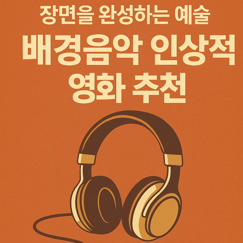 장면을 완성하는 예술, 배경음악이 인상적인 영화 추천