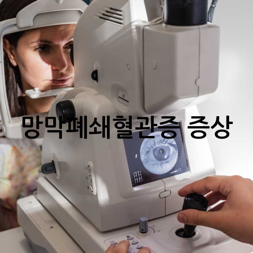 망막혈관폐쇄증(눈중풍)