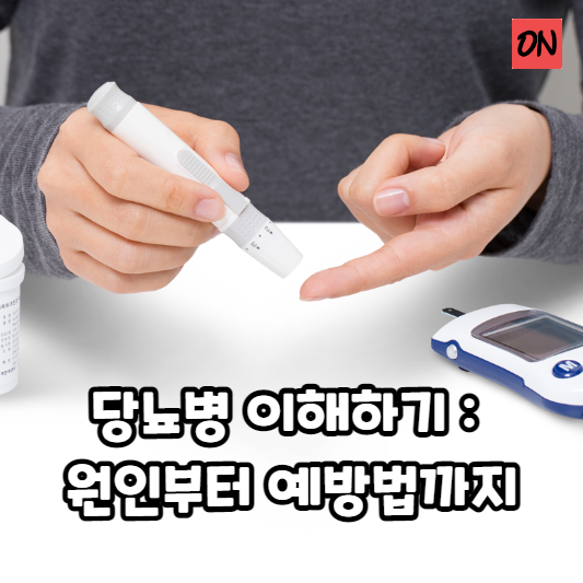 당뇨병 이해하기 : 원인부터 예방법까지