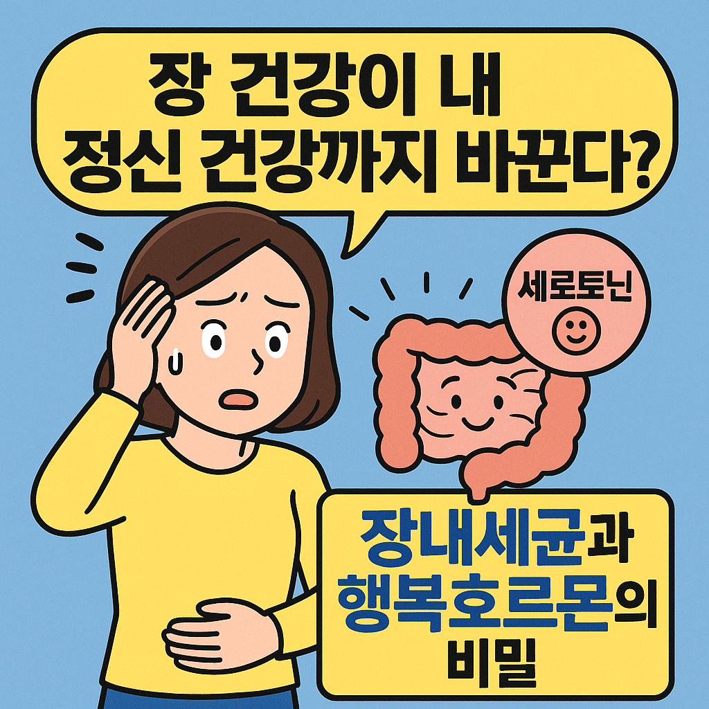 장 건강이 내 정신 건강까지 바꾼다? - 장내세균과 행복호르몬의 비밀