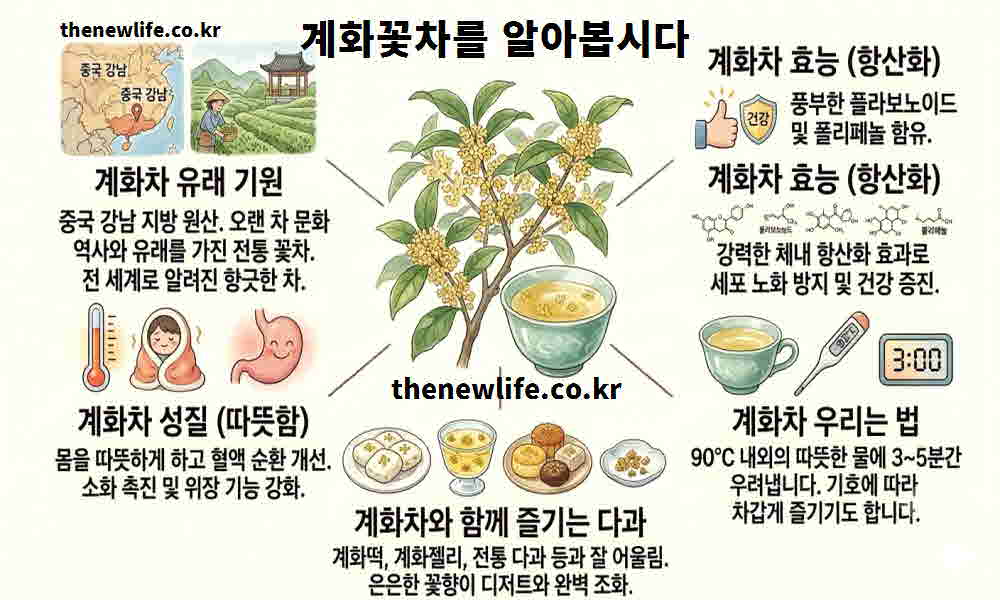 계화꽃차 효능 기본정보