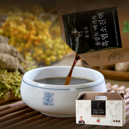 홍성호 울릉도 마가목 흑염소진액 맛 후기