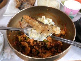 숯불보리굴비정식