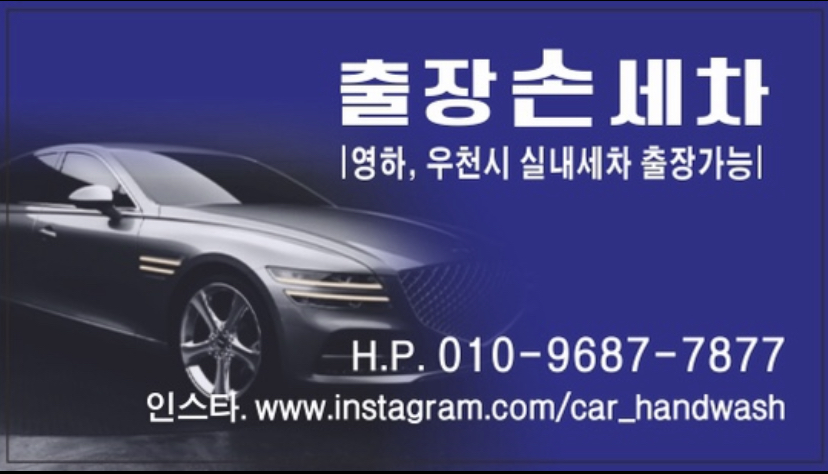 출장손세차