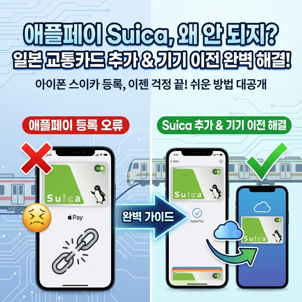 아이폰으로 일본 교통카드 터치 결제가 가능하다고요?