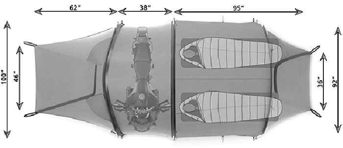 모토캠핑 텐트 REDVERZ ATACAMA EXPEDITION
