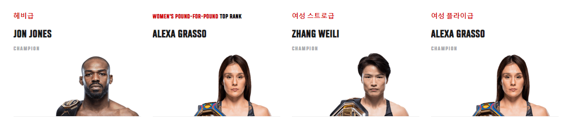 UFC 챔피언