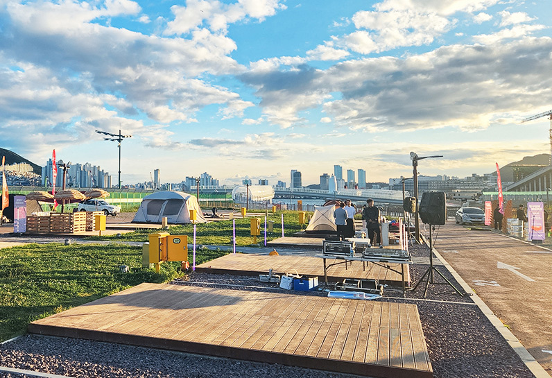 부산광역시 부산항 힐링야영장 소개