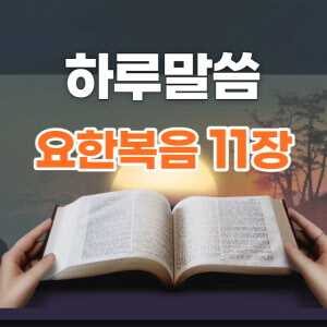요한복음11장17~37절