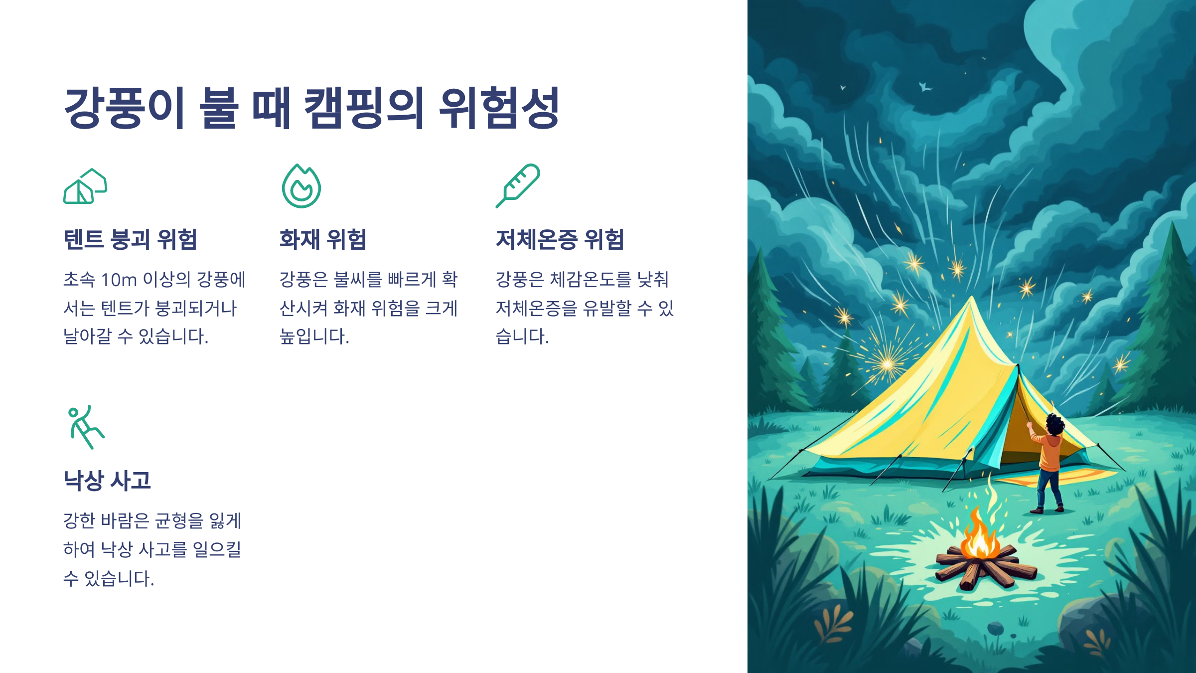 강풍 위험성