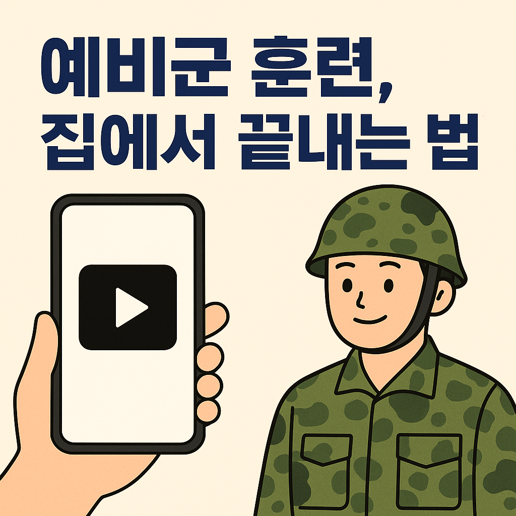 2025 예비군 원격 교육 신청 방법 및 수료 요령 총정리