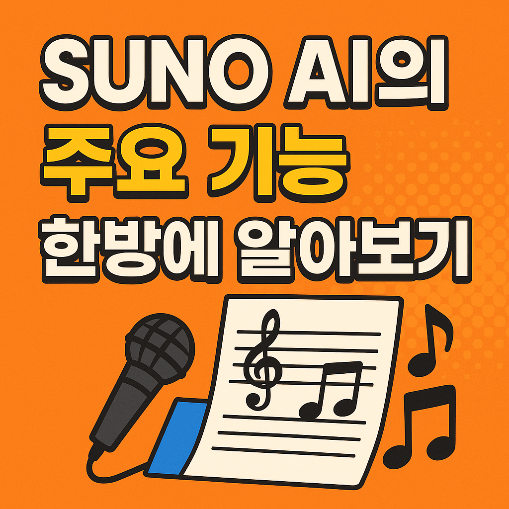 Suno AI의 주요 기능과 활용법