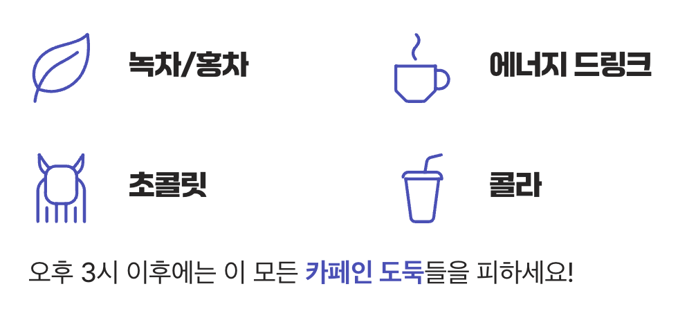 커피만 피하면 될까? 숨어있는 카페인 찾기