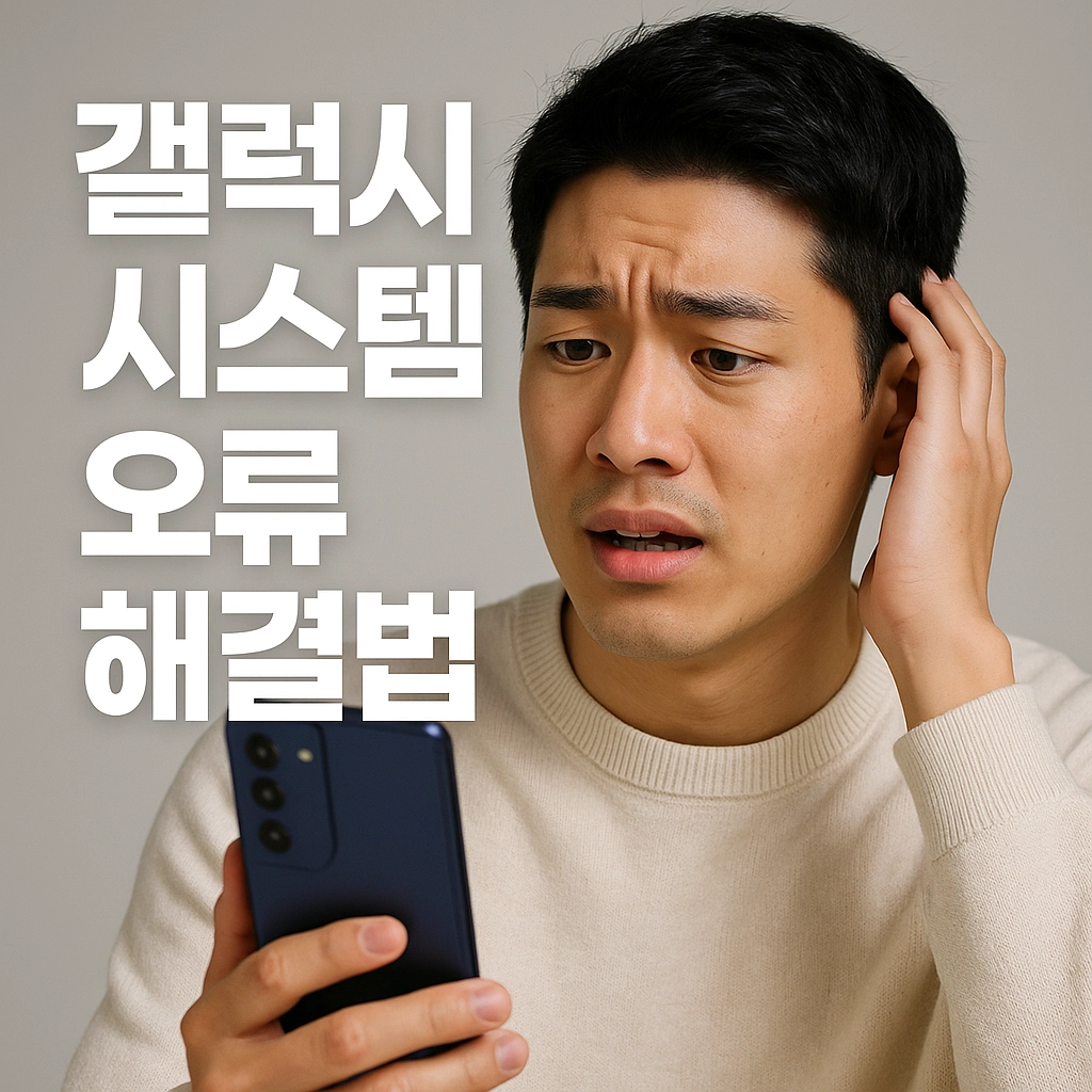 갤럭시 시스템 오류 해결 가이드, 재부팅 문제부터 복구까지