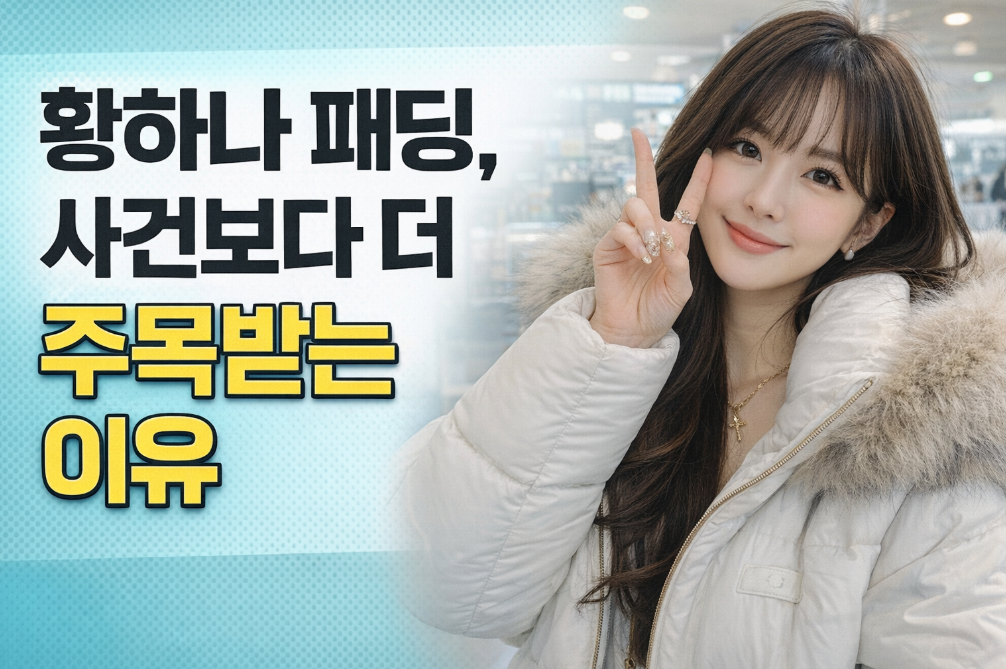 황하나 패딩이 사건보다 화제인 진짜 이유