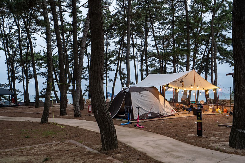 변산반도국립공원 고사포 캠핑장 (출처:캠핑정보커뮤니티)