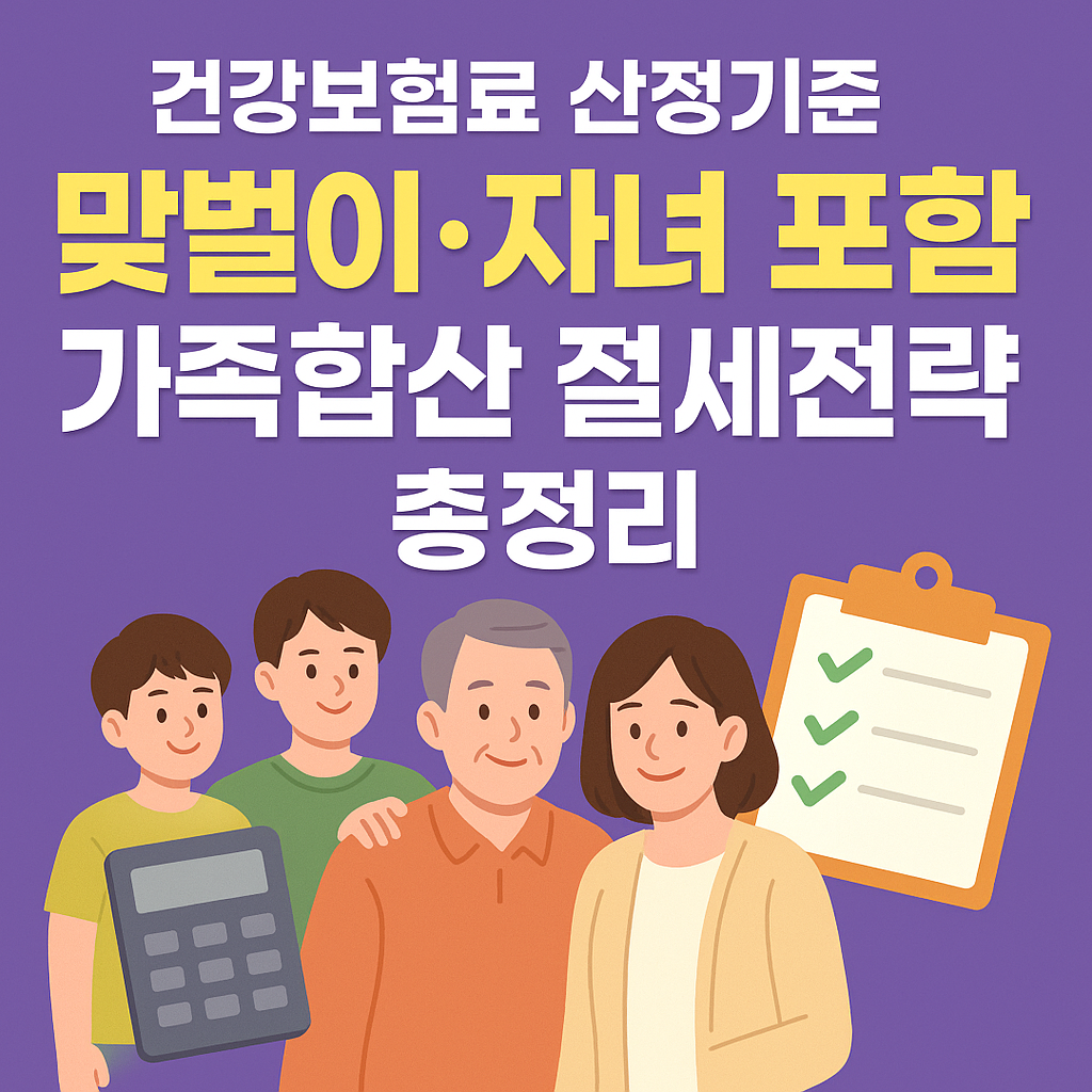 건강보험료 산정기준 맞벌이&middot;