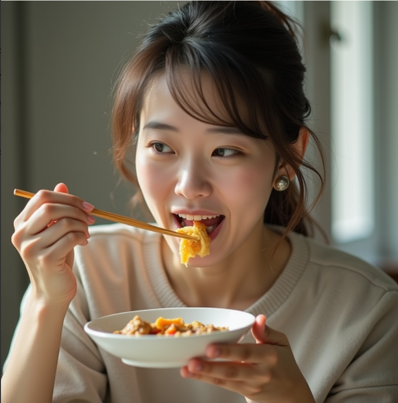 마인드풀 이팅-천천히 음식 음미하면서 먹기